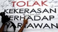 AJI: Kekerasan pada Wartawan Menghawatirkan
