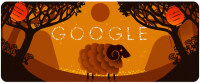 Lunar New Year 2015 sebagai google Doodle